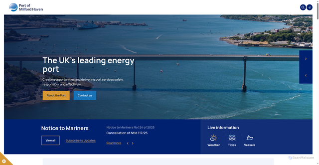 Security scan screenshot of https://www.mhpa.co.uk/