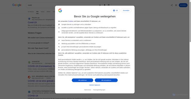 Security scan screenshot of https://ione65.firebaseapp.com/