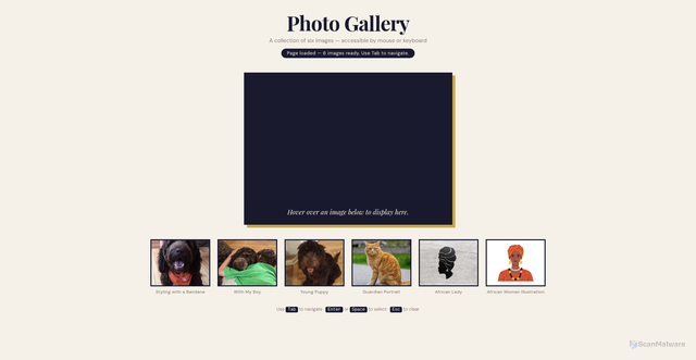 Security scan screenshot of https://ndumisogallery-b3t4vbyb8j.edgeone.app/