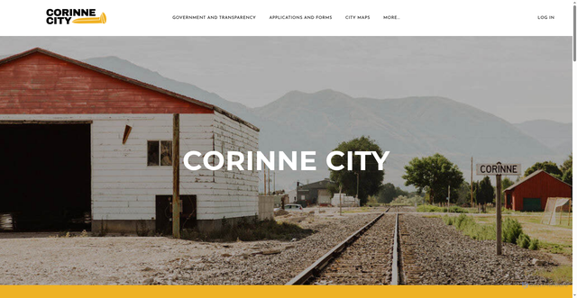Security scan screenshot of https://www.corinnecity.gov/