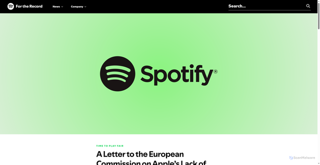 Security scan screenshot of http://www.pr-newsroom-wp.appspot.com/2024-03-01/a-letter-to-the-european-commission-on-apples-lack-of-dma-compliance