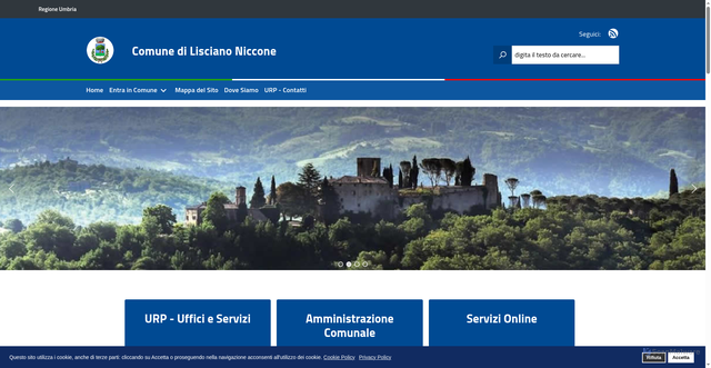 Security scan screenshot of https://www.lisciano.org/