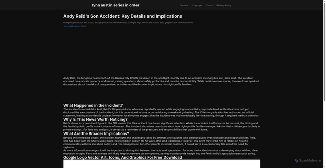 Security scan screenshot of https://rantautrendhub-dpvxrf54kad0.edgeone.app/andy-reid-son-accident.html
