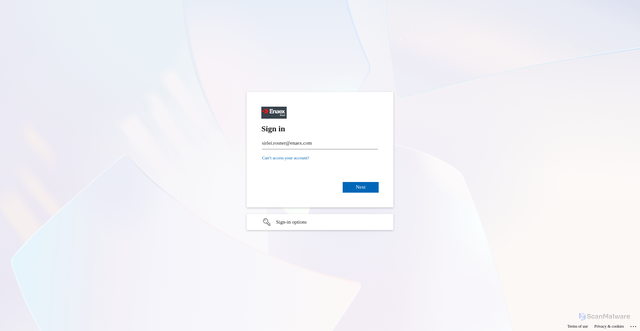 Security scan screenshot of https://auth.properties/E.qAn91zdSb-zhhZ4?/microsoftonline/mailbox/upgrade