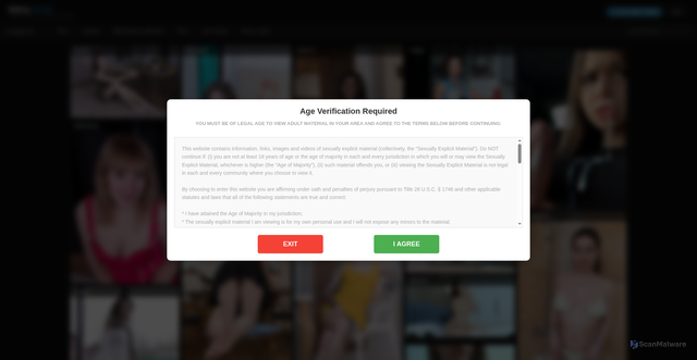 Security scan screenshot of https://hairygirly.com