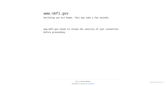 Security scan screenshot of https://www.nbfl.gov/