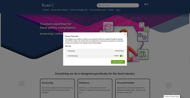 Security scan screenshot of https://techni-k.co.uk