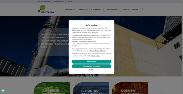 Security scan screenshot of https://www.neutalia.it/