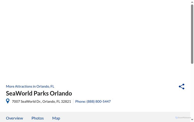Security scan screenshot of http://www.aaa.com/travelinfo/florida/orlando/attractions/seaworld-parks-orlando-561025.html