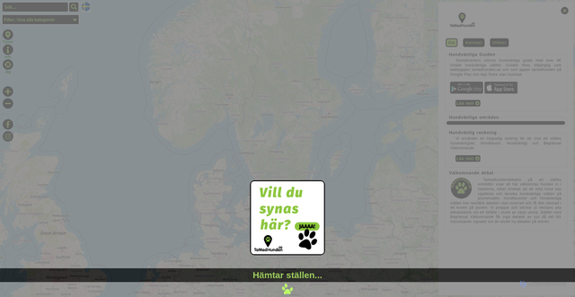 Security scan screenshot of https://tamedhunden.se/