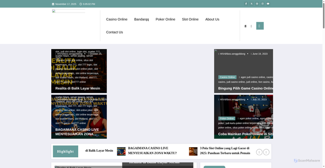 Security scan screenshot of http://hifb.org/