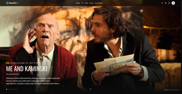 Security scan screenshot of https://spectar.tv