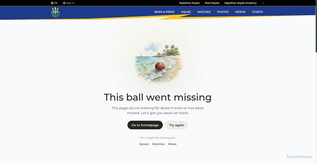 Security scan screenshot of https://www.barbadosroyals.com/schedule-fixtures-results/live-scores/saint-lucia-kings-vs-guyana-amazon-warriors-lzaw09072024243816