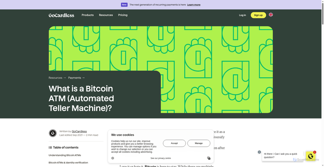 Security scan screenshot of https://gocardless.com/guides/posts/what-is-a-bitcoin-atm-automated-teller-machine/