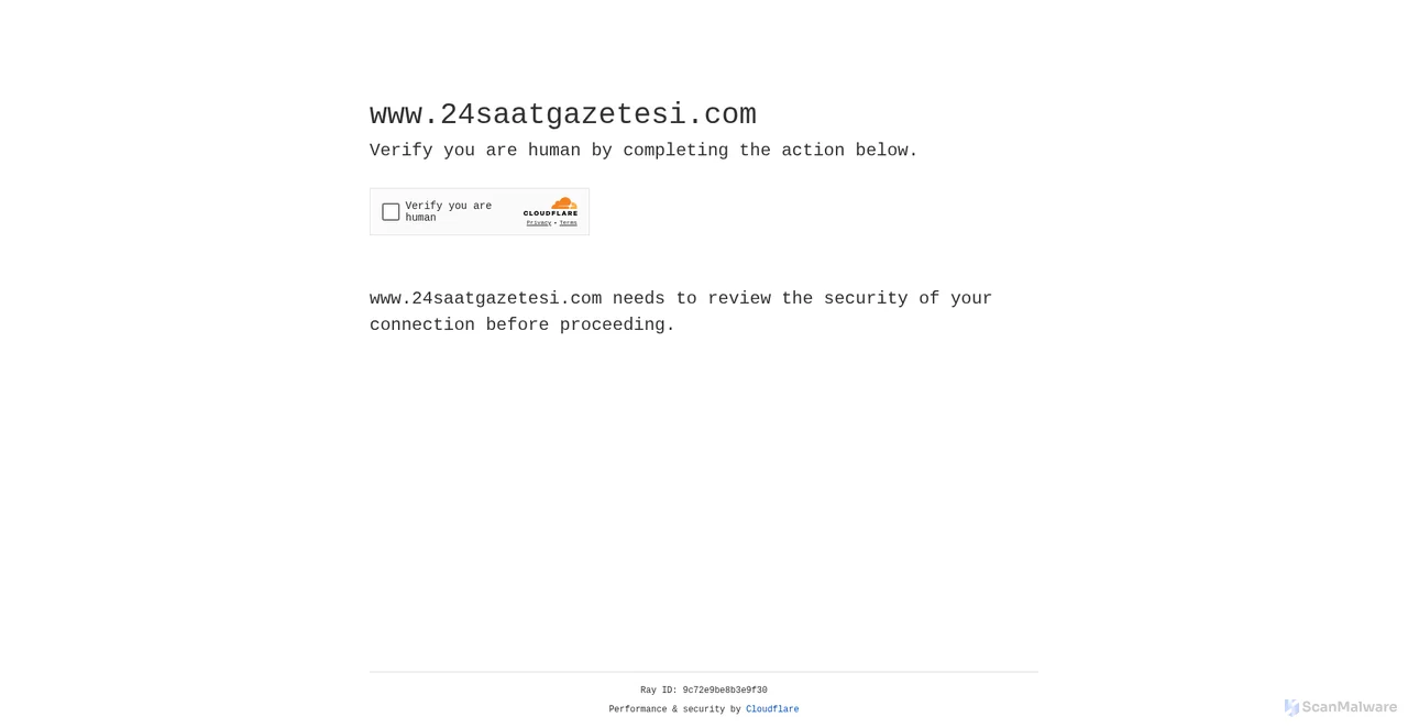 Security scan screenshot of https://www.24saatgazetesi.com/galatasaray-kayserispor-maci-hangi-kanalda-saat-kacta-yayinlanacak-noa-lang-ve-asprilla-oynayacak-mi