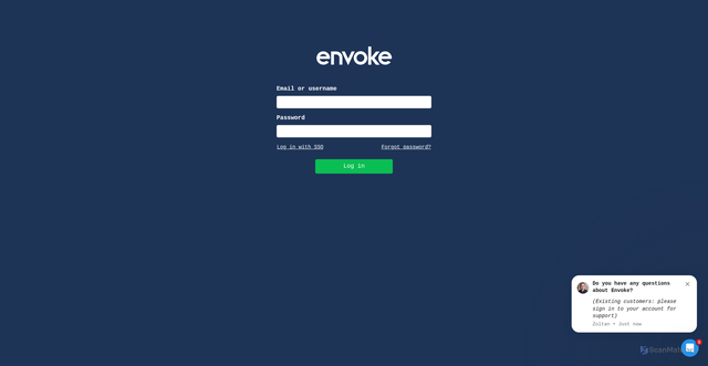 Security scan screenshot of https://e1.envoke.com