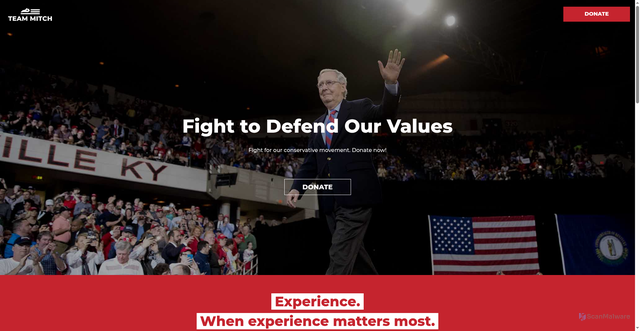Security scan screenshot of https://www.teammitch.com/