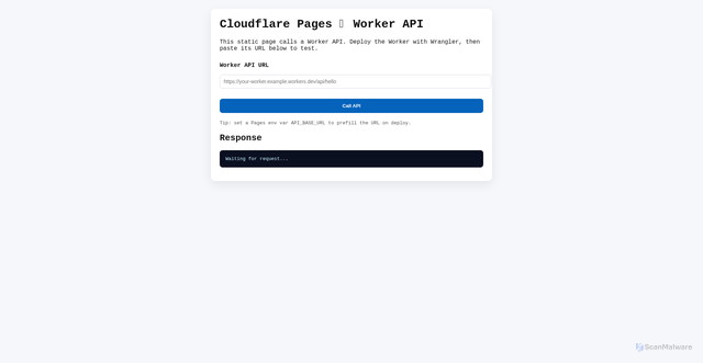 Security scan screenshot of http://adaca-frontend-demo.pages.dev/