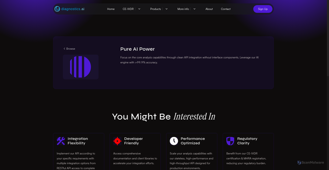 Security scan screenshot of https://dxai-test.pages.dev/integration/ai-api-power/