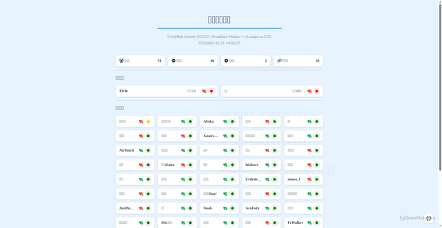 Security scan screenshot of https://check-flink-mfnvs7vyhq.edgeone.dev/
