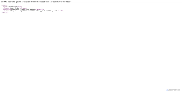 Security scan screenshot of https://kbzpay-activity-portal.obs.ap-southeast-3.myhuaweicloud.com