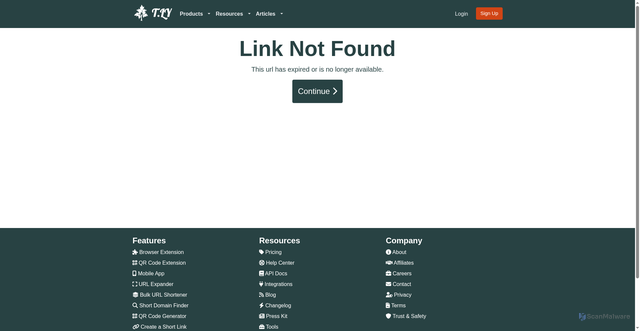 Security scan screenshot of https://link-redirect-8be18.firebaseapp.com/