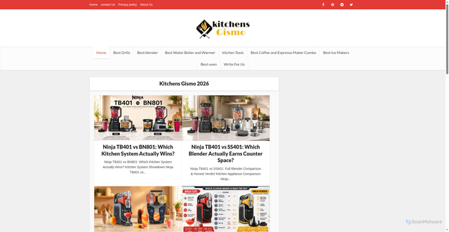 Security scan screenshot of https://kitchensgismo.com