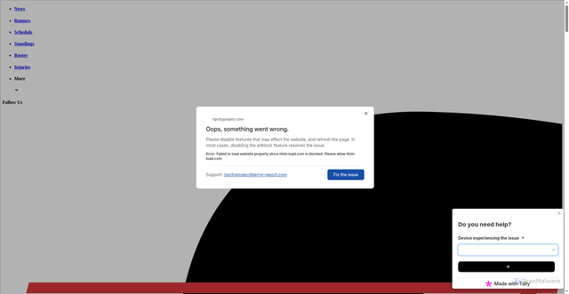 Security scan screenshot of https://ripcityproject.com/donovan-clingan-three-preseason-games-prove-wasnt-bluffing