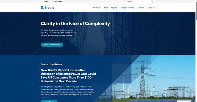 Security scan screenshot of https://brattle.com
