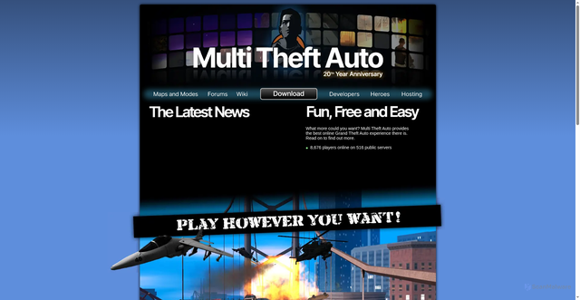 Security scan screenshot of https://multitheftauto.com/