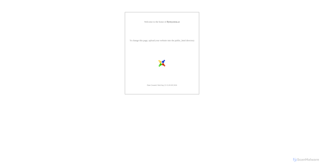 Security scan screenshot of https://flyttsystem.se