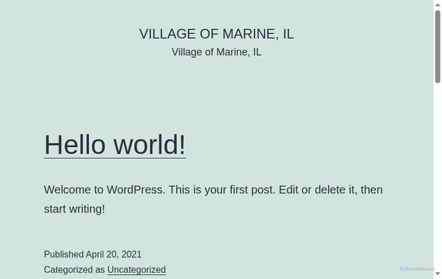 Security scan screenshot of https://marineil.gov/