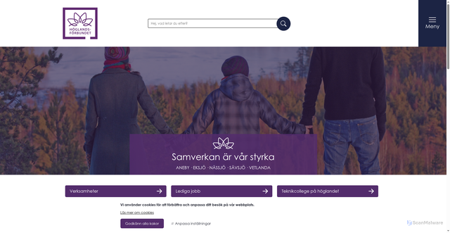 Security scan screenshot of https://hoglandet.se