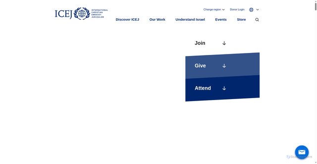 Security scan screenshot of https://www.icej.org/