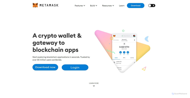 Security scan screenshot of https://meitmsklgzn.webflow.io/