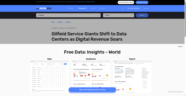 Security scan screenshot of https://www.indexbox.io/blog/oilfield-service-giants-shift-to-data-centers-as-digital-revenue-soars/