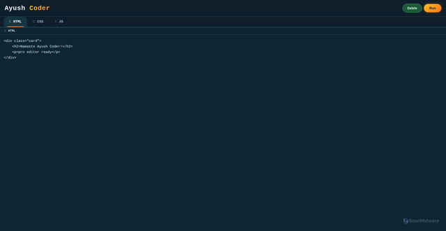 Security scan screenshot of https://ayushcoder-q32fvhbnmd.edgeone.app/