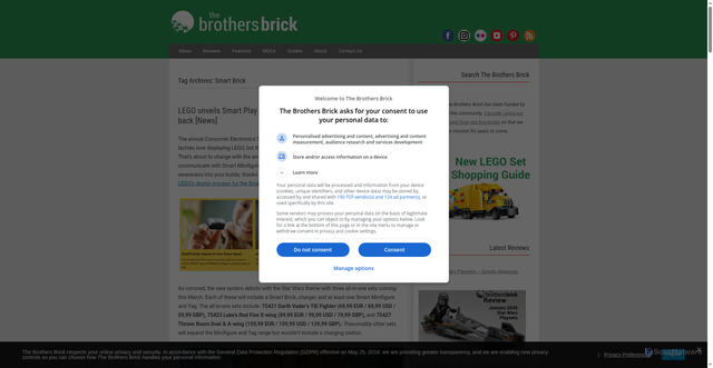 Security scan screenshot of https://www.brothers-brick.com/tag/smart-brick/
