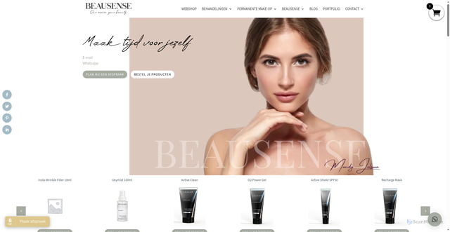 Security scan screenshot of https://permanente-makeup.nu