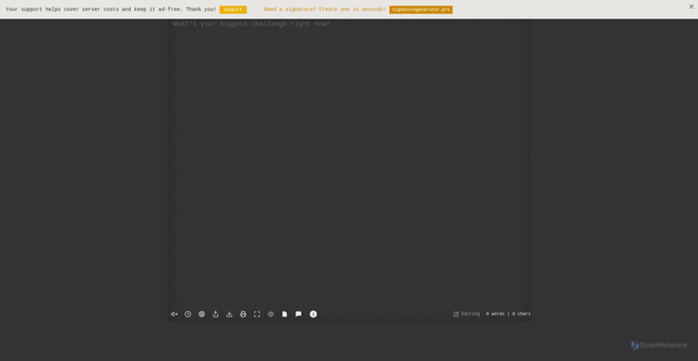 Security scan screenshot of https://blankpage-4nm.pages.dev/