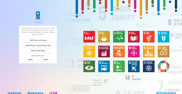 Security scan screenshot of https://undp.service-now.com