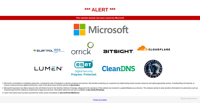 Security scan screenshot of https://elaboretib.sbs