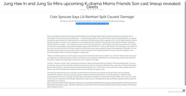 Security scan screenshot of https://corpheanhugo-aefuv90cq7.edgeone.app/24673-cole-sprouse-says-lili-reinhart-split-caused-damage.html