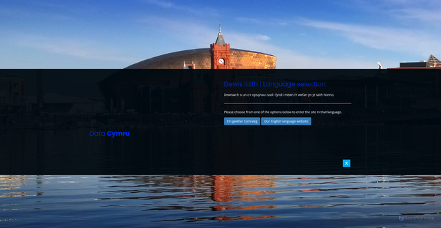 Security scan screenshot of http://www.dataunitwales.gov.uk/