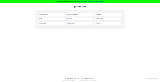 Security scan screenshot of https://jstv90.com