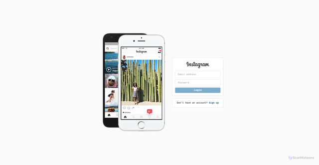Security scan screenshot of http://instagram-react-blue.vercel.app/