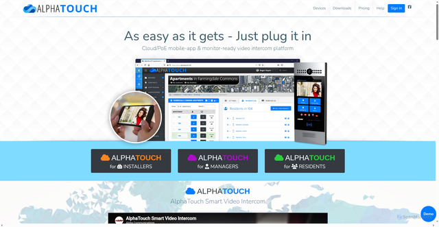 Security scan screenshot of https://alphatouch.info