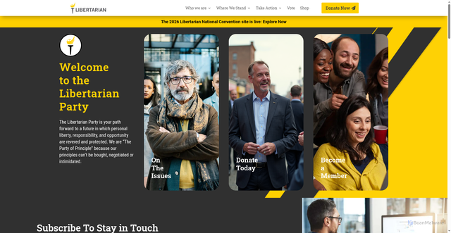 Security scan screenshot of https://lp.org/