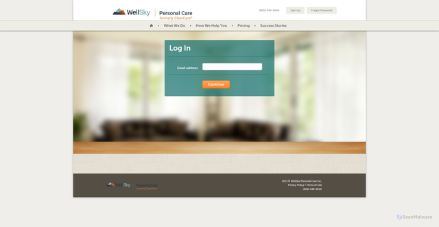 Security scan screenshot of https://pendo.clearcareonline.com