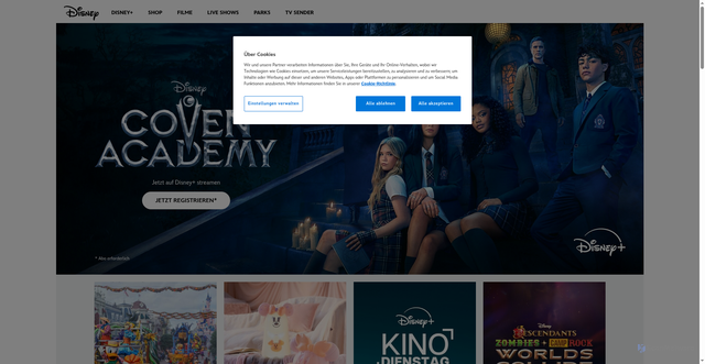 Security scan screenshot of https://disneyportal.net